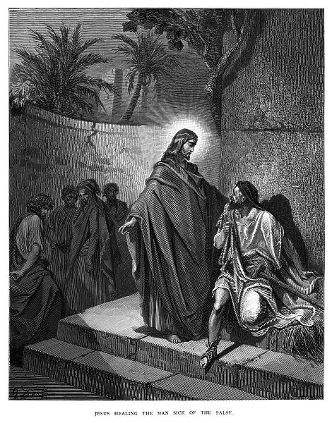 Jesus healing the sick man 1870