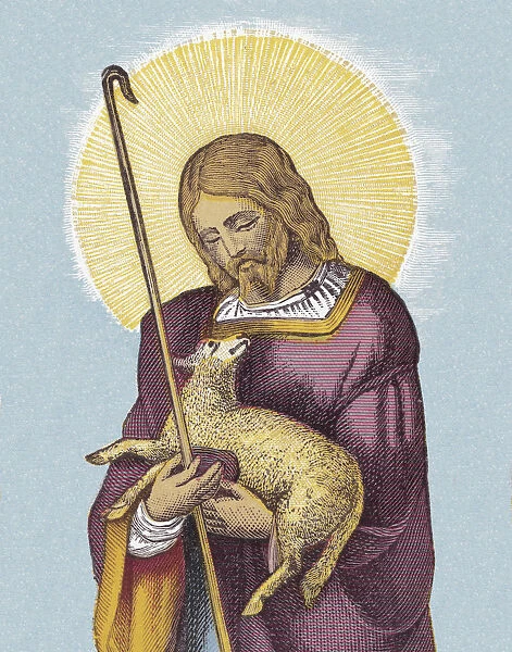 Jesus and Lamb