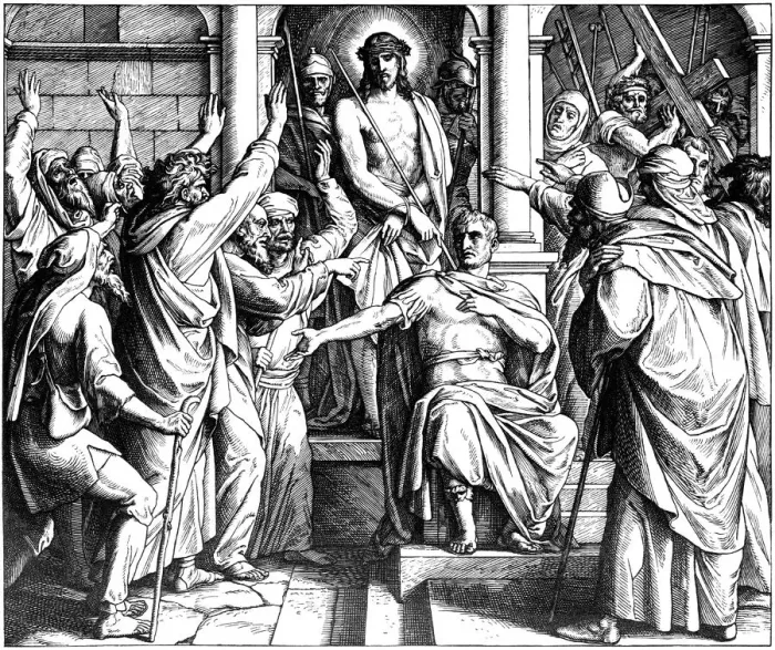 Framed Print : Jesus Before Pilate Framed Print : Jesus Before Pilate