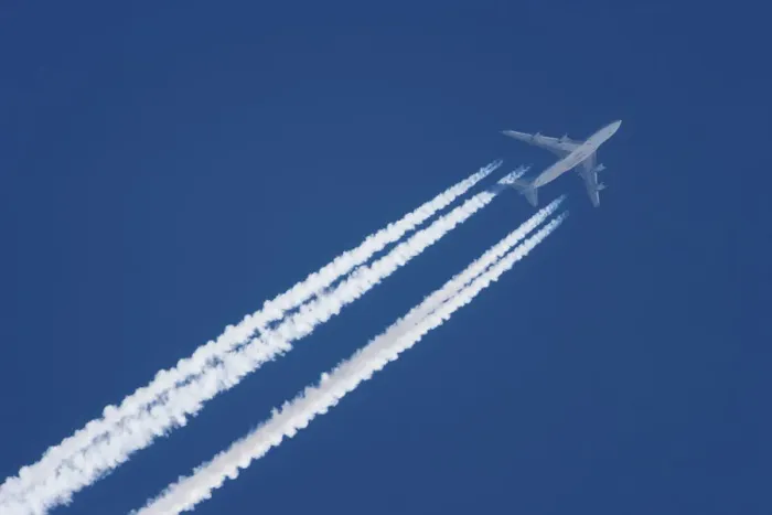 Framed Print : Jet plane in flight, Alaska, USA