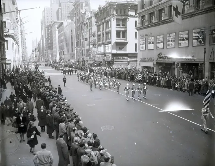 Framed Print : Jewish War Vets In Parade In New York Framed Print : Jewish War Vets In Parade In New York