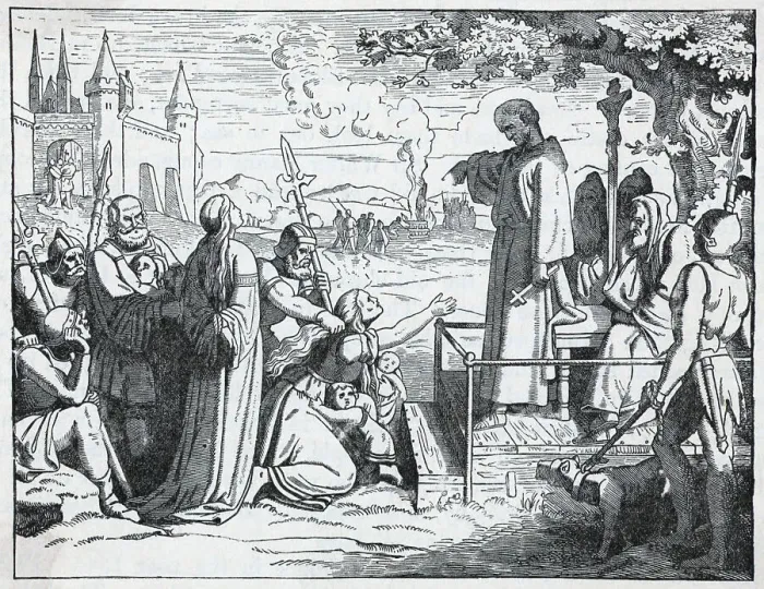 Framed Print : Jews Condemned To Burn At The Stake Framed Print : Jews Condemned To Burn At The Stake