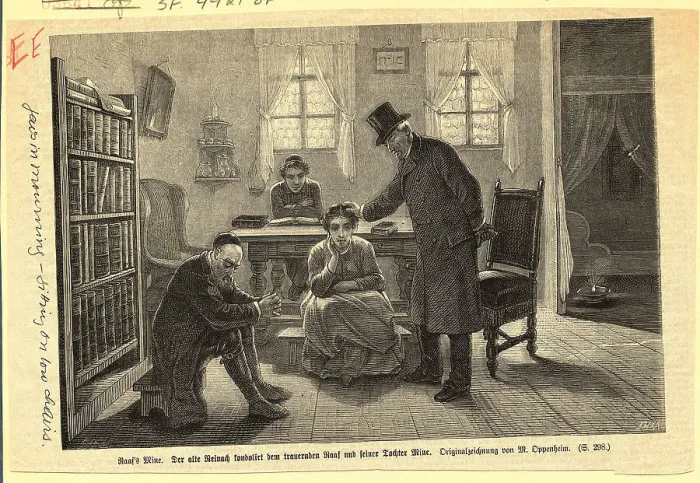 Framed Print : Jews in Mourning and Sitting on Low Chairs Framed Print : Jews in Mourning and Sitting on Low Chairs