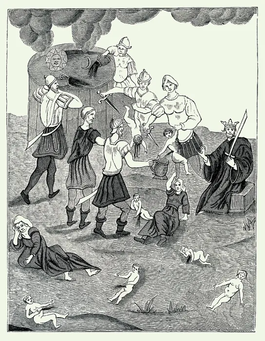 Framed Print : Jews Taking Blood