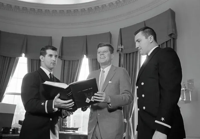Framed Print : JFK and the All-American Framed Print : JFK and the All-American