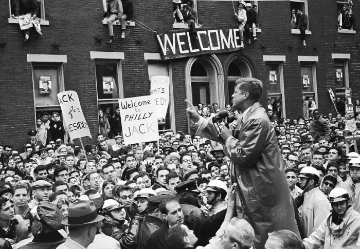 Framed Print : JFK at Temple University Framed Print : JFK at Temple University