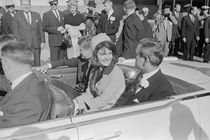 Framed Print : JFK with Wife and John Connally Riding in Motorcade Framed Print : JFK with Wife and John Connally Riding in Motorcade