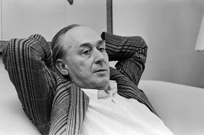 Framed Print : J.G. Ballard with Arms Behind Head Framed Print : J.G. Ballard with Arms Behind Head