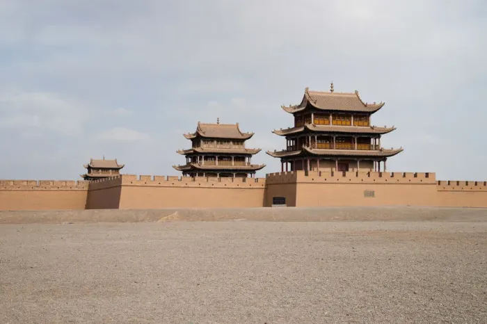 Framed Print : JiaYuGuan fort, GanSu, China