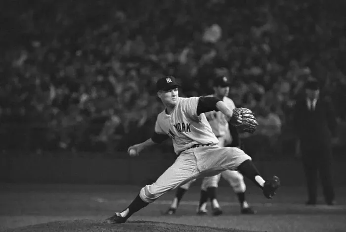Framed Print : Jim Bouton Pitching to Zoilo Versalles Framed Print : Jim Bouton Pitching to Zoilo Versalles