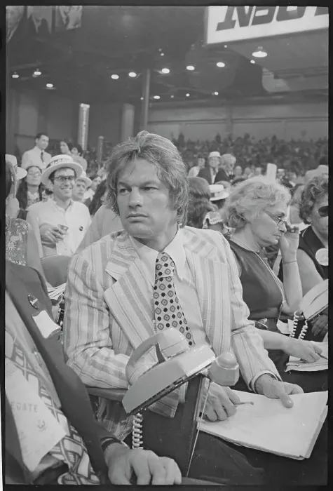 Framed Print : Jim Bouton at Political Convention Framed Print : Jim Bouton at Political Convention