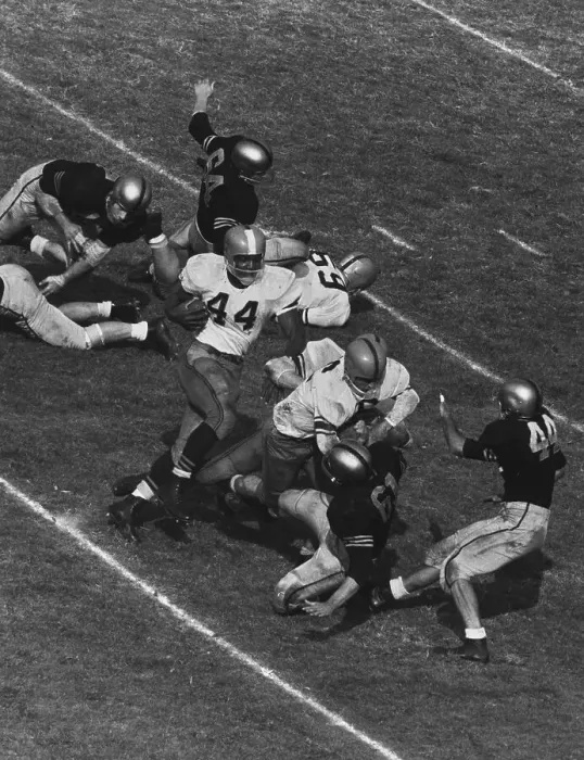 Framed Print : Jim Brown (#44), of the Syracuse Orangemen American football team Framed Print : Jim Brown (#44), of the Syracuse Orangemen American football team