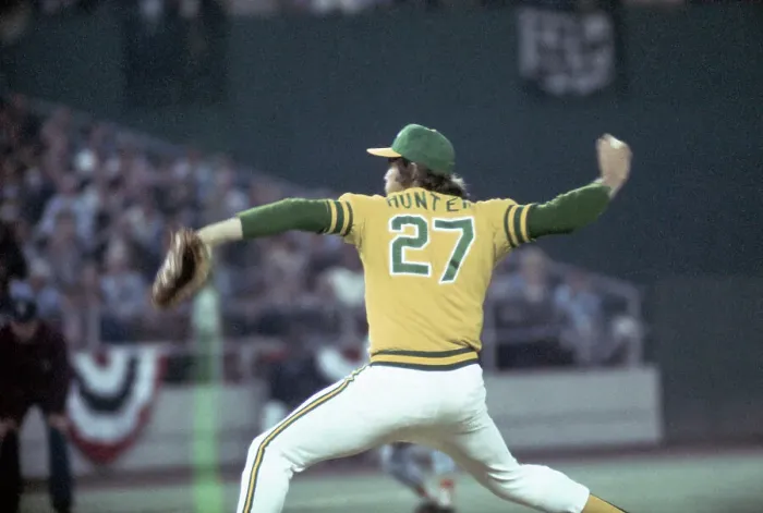 Framed Print : Jim Catfish Hunter Pitching in Game Framed Print : Jim Catfish Hunter Pitching in Game