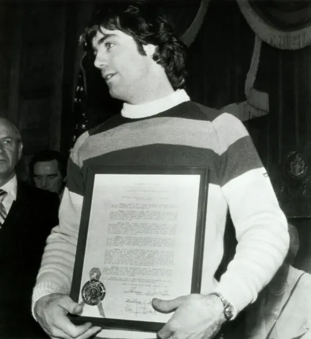 Framed Print : Jim Craig Holding Citation Framed Print : Jim Craig Holding Citation