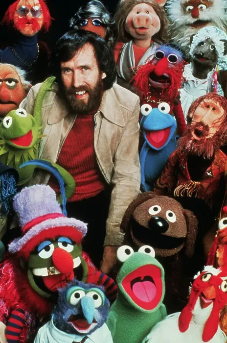  : Jim Henson Posing with His Creation Characters