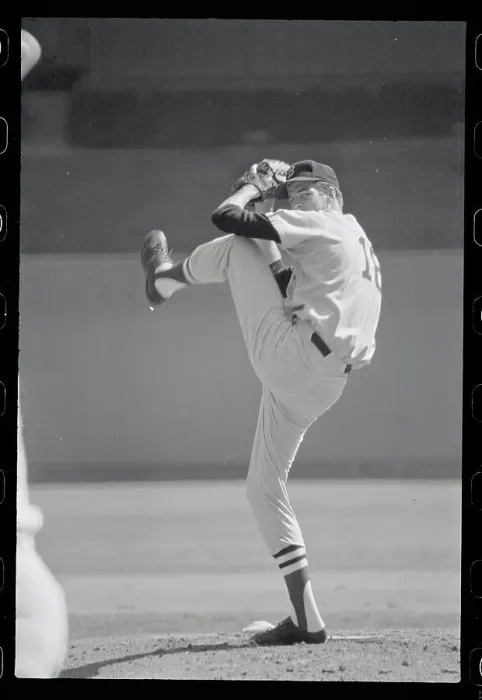 Framed Print : Jim Lonborg Delivering a Pitch