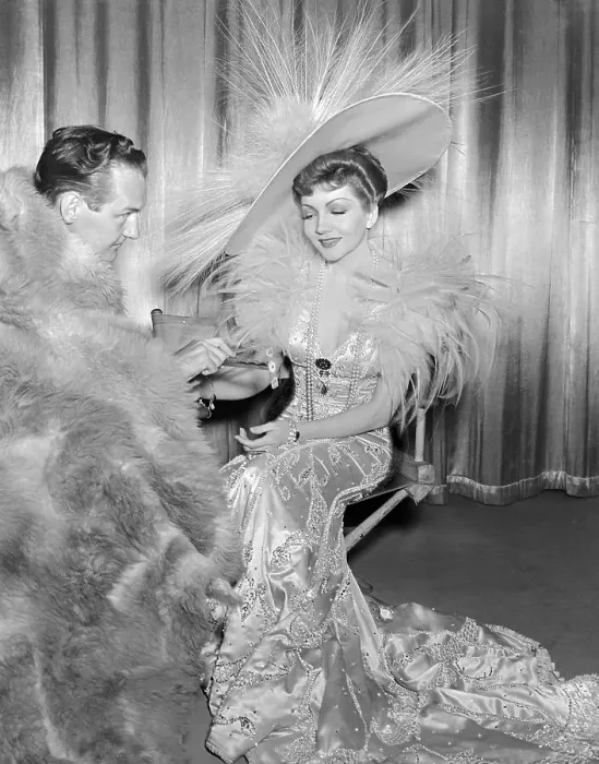 Framed Print : Jim Moran with Claudette Colbert Framed Print : Jim Moran with Claudette Colbert