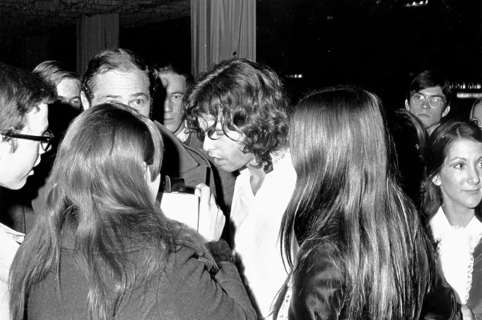 Framed Print : Jim Morrison Attends An Event Framed Print : Jim Morrison Attends An Event