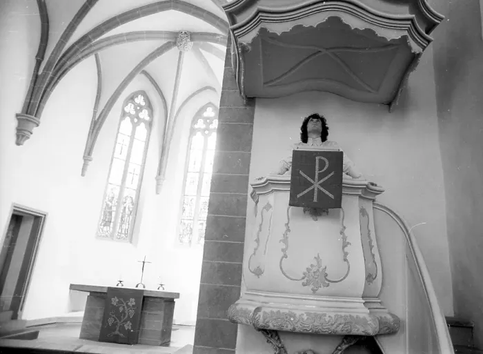 Framed Print : Jim Morrison Of The Doors Visits A Church In Germany Framed Print : Jim Morrison Of The Doors Visits A Church In Germany