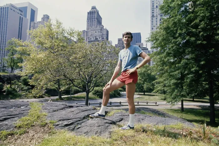 Framed Print : Jim Ryun In NYC, 1973 Framed Print : Jim Ryun In NYC, 1973