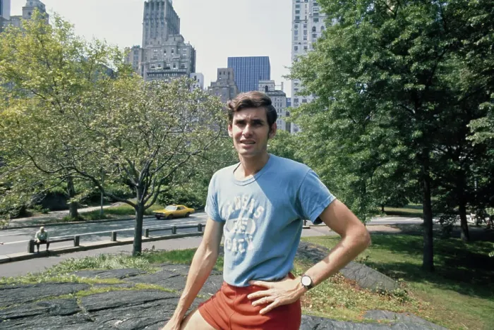 Framed Print : Jim Ryun In NYC, 1973 Framed Print : Jim Ryun In NYC, 1973