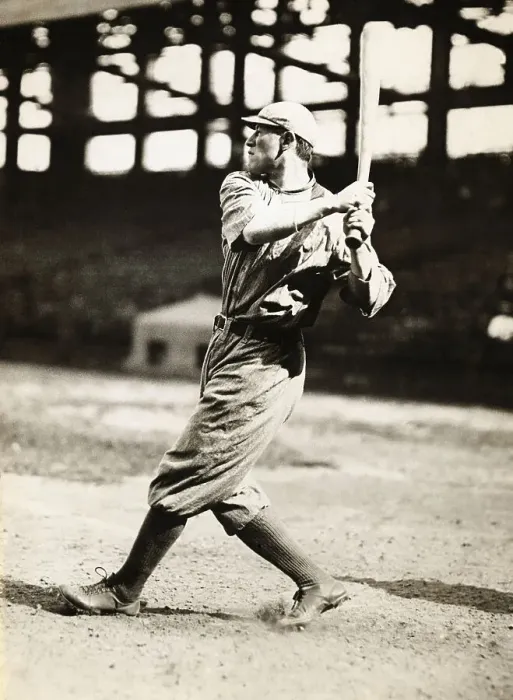 Framed Print : Jim Thorpe in Batting Action Framed Print : Jim Thorpe in Batting Action
