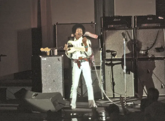 Framed Print : Jimi Hendrix Performing Framed Print : Jimi Hendrix Performing