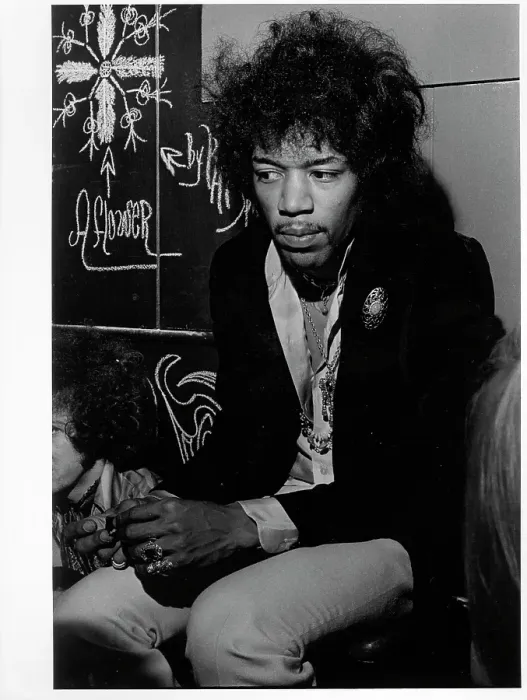 Framed Print : Jimi Hendrix Relaxes Backstage Framed Print : Jimi Hendrix Relaxes Backstage