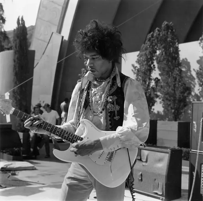 Framed Print : Jimi Hollywood Bowl Soundcheck Framed Print : Jimi Hollywood Bowl Soundcheck