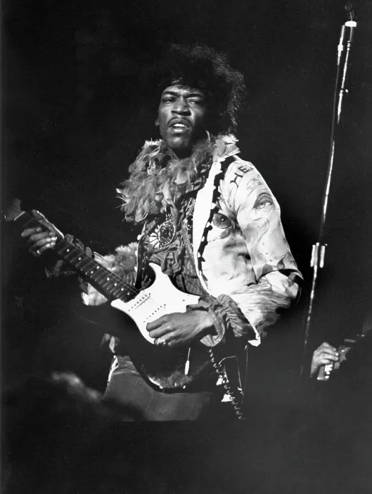 Framed Print : Jimi At Monterey Framed Print : Jimi At Monterey