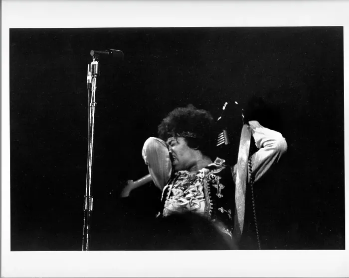 Framed Print : Jimi At Monterey Framed Print : Jimi At Monterey