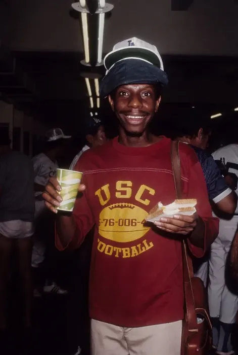 Framed Print : Jimmie Walker At Dodger Stadium Framed Print : Jimmie Walker At Dodger Stadium