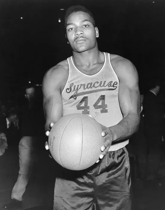 Framed Print : Jimmy Brown Holding Basketball Framed Print : Jimmy Brown Holding Basketball