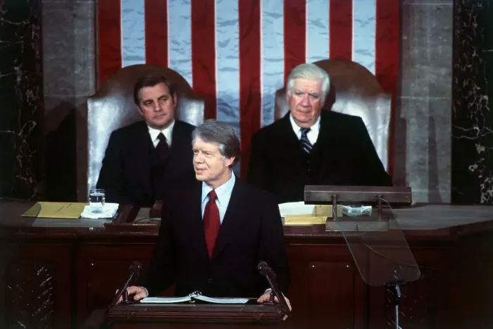 Framed Print : Jimmy Carter Addressing Congress Framed Print : Jimmy Carter Addressing Congress