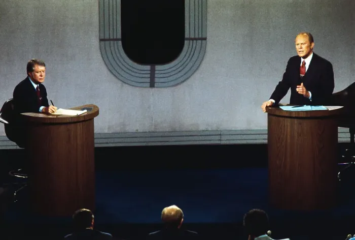 Framed Print : Jimmy Carter and Gerald Ford Debating Framed Print : Jimmy Carter and Gerald Ford Debating
