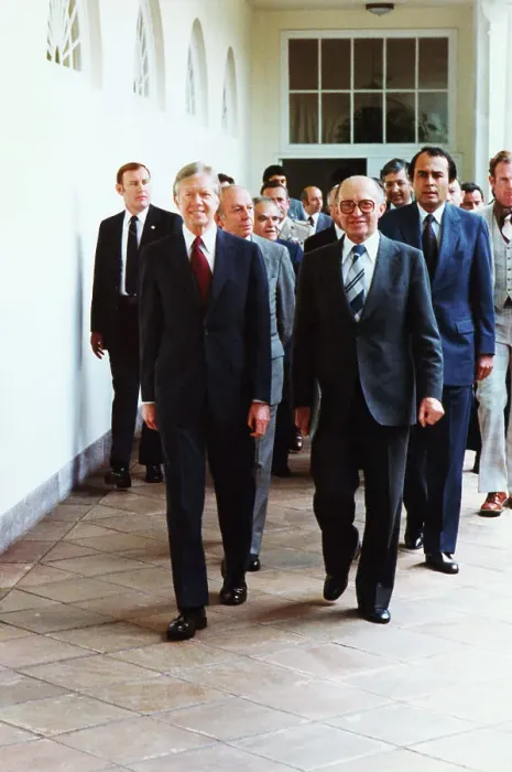 Framed Print : Jimmy Carter with Menachem Begin Framed Print : Jimmy Carter with Menachem Begin