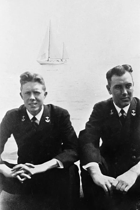 Framed Print : Jimmy Carter With A Navy Buddy Framed Print : Jimmy Carter With A Navy Buddy