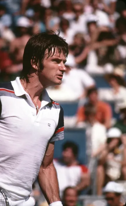 Framed Print : Jimmy Connors On The Court Framed Print : Jimmy Connors On The Court