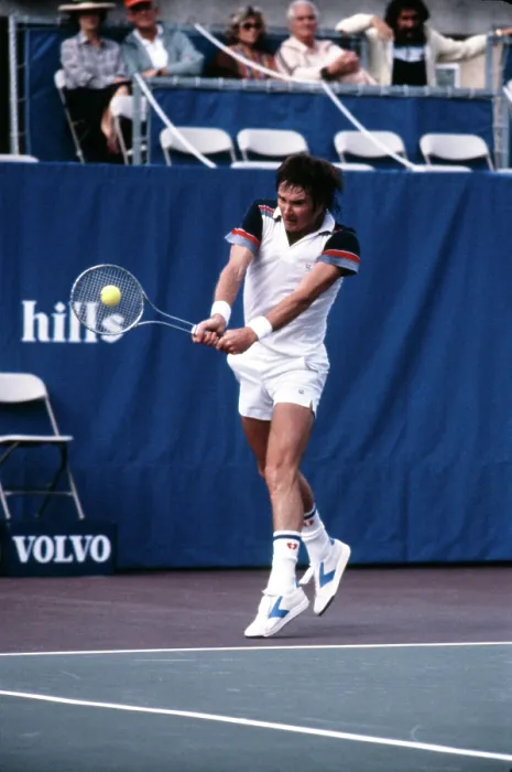 Framed Print : Jimmy Connors On The Court Framed Print : Jimmy Connors On The Court