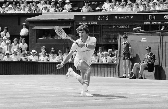 Framed Print : Jimmy Connors Swinging Racket Framed Print : Jimmy Connors Swinging Racket