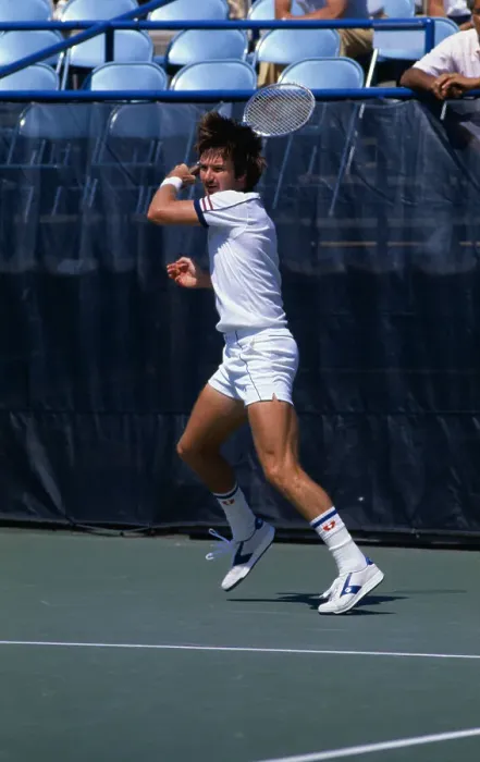 Framed Print : Jimmy Connors During Tennis Match Framed Print : Jimmy Connors During Tennis Match