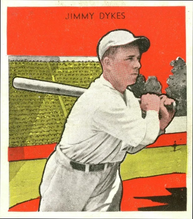 Framed Print : Jimmy Dykes Gum Card Framed Print : Jimmy Dykes Gum Card