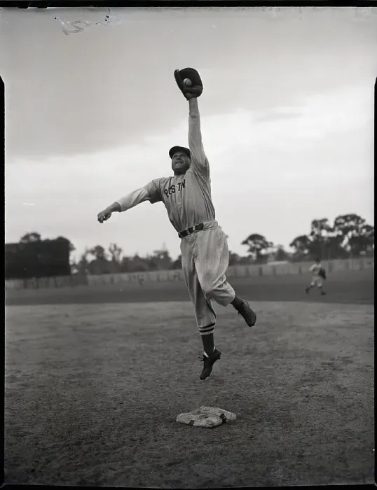 Framed Print : Jimmy Foxx Reaching For Catch @ Practice Framed Print : Jimmy Foxx Reaching For Catch @ Practice
