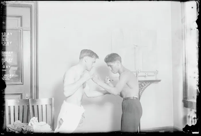 Framed Print : Jimmy Goodrich Sparring Against Stan Loayza Framed Print : Jimmy Goodrich Sparring Against Stan Loayza