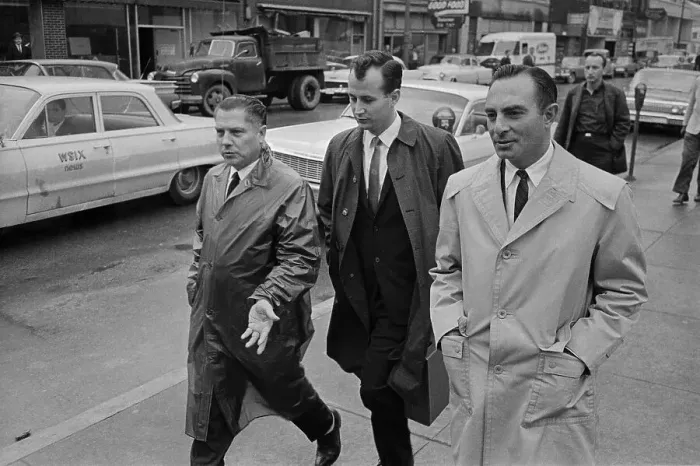 Framed Print : Jimmy Hoffa with Allen Dorfman and Robert Crancer