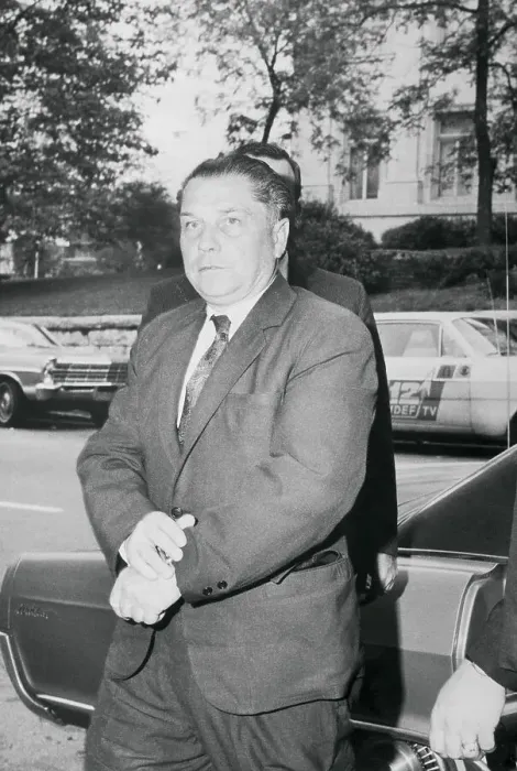 Framed Print : Jimmy Hoffa Being Escorted to Jail Framed Print : Jimmy Hoffa Being Escorted to Jail