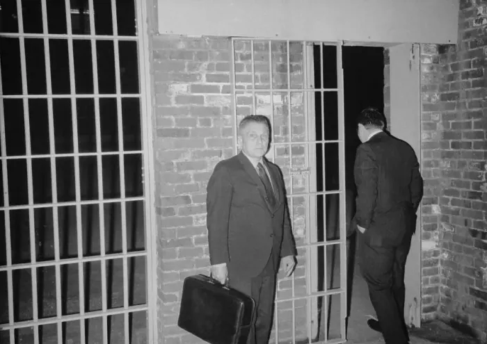 Framed Print : Jimmy Hoffa Returning to Prison Framed Print : Jimmy Hoffa Returning to Prison