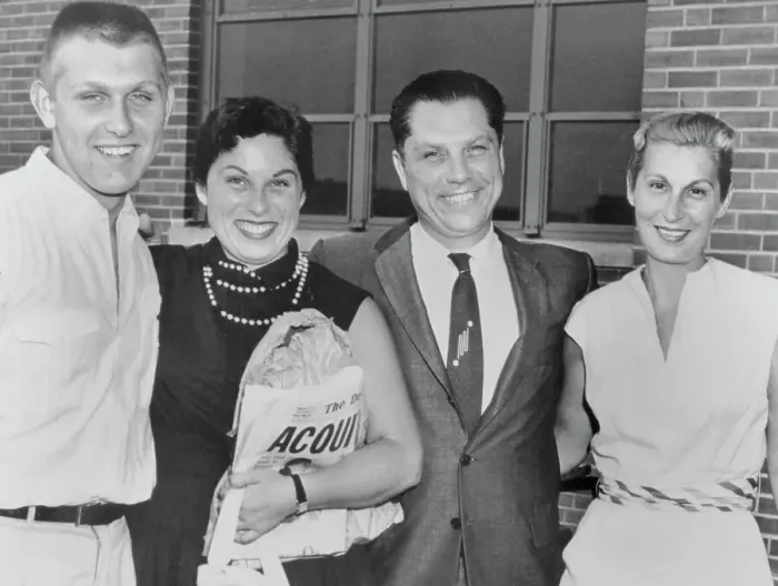 Framed Print : Jimmy Hoffa Shown With His Family Framed Print : Jimmy Hoffa Shown With His Family