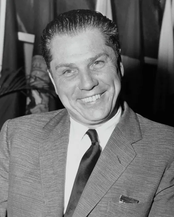 Framed Print : Jimmy Hoffa Smiling, Pose For Photograph Framed Print : Jimmy Hoffa Smiling, Pose For Photograph