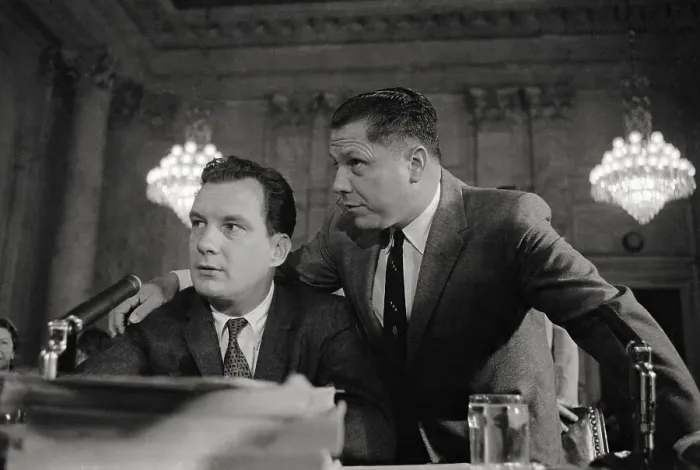 Framed Print : Jimmy Hoffa Testifying Before Senate Framed Print : Jimmy Hoffa Testifying Before Senate